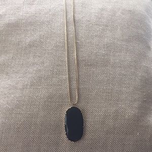 Kendra Scott long black Necklace